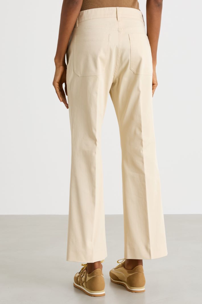 Stretch gabardine trousers Intrend - 4