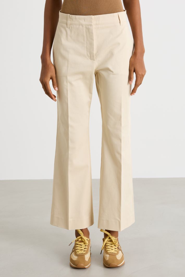 Stretch gabardine trousers Intrend - 2