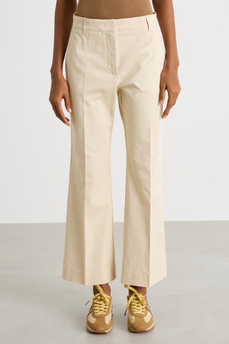 Pantalón de gabardina stretch