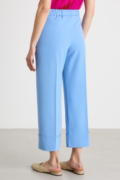 Pantalón recto elástico