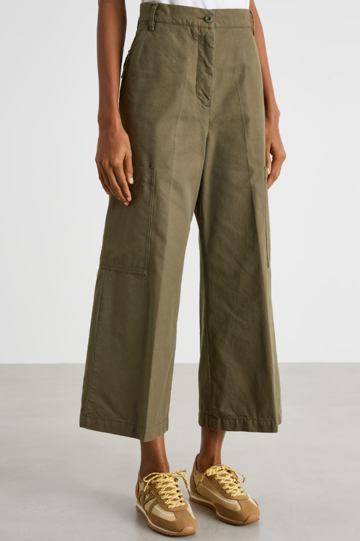 Canvas cargo trousers Intrend - 2