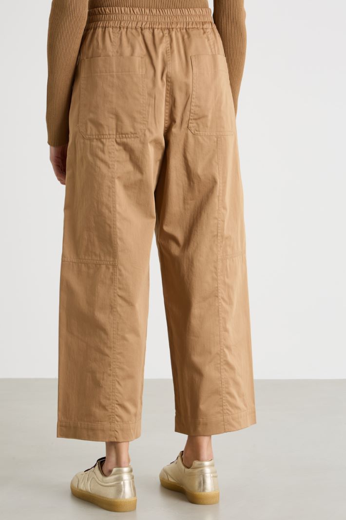 Wide-leg cropped trousers Intrend - 4