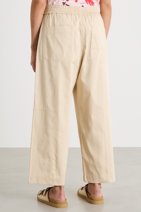 Pantalón cropped ancho
