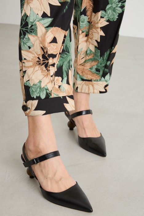 Pantalone carrot stampato