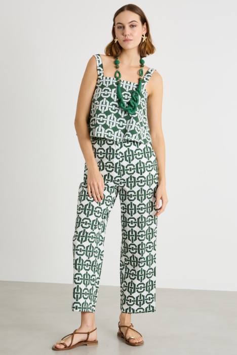 Straight-leg stretch trousers Intrend