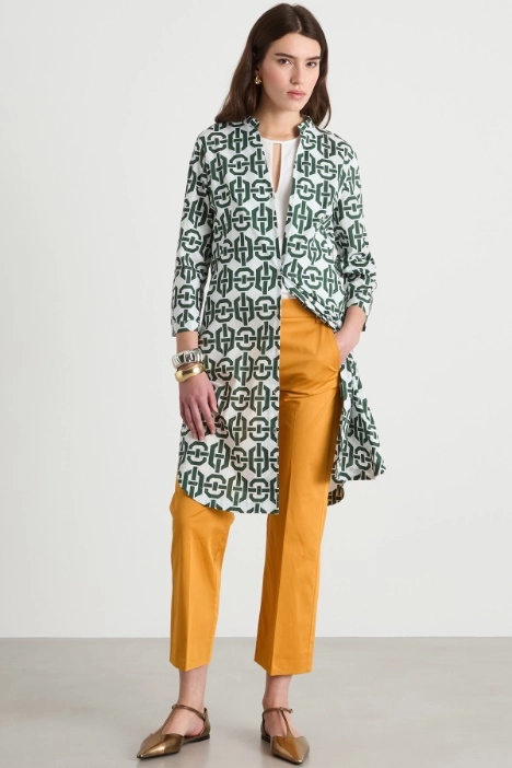 Straight-leg stretch trousers - Intrend