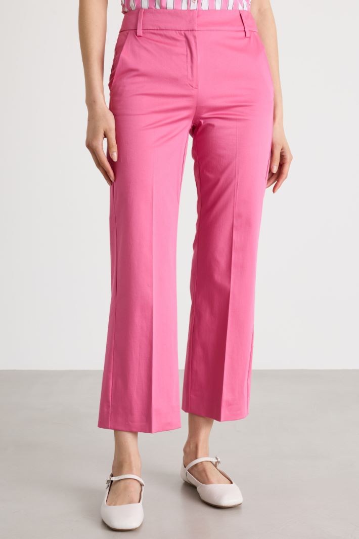 Pantalone dritto stretch Intrend - 2