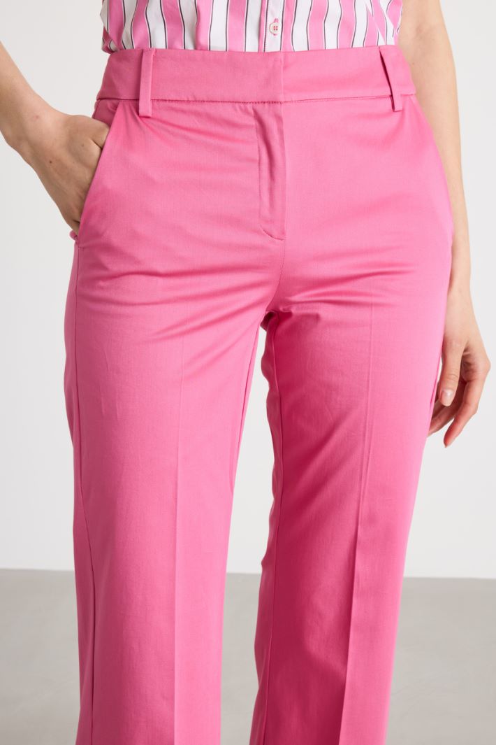 Pantalone dritto stretch Intrend - 3