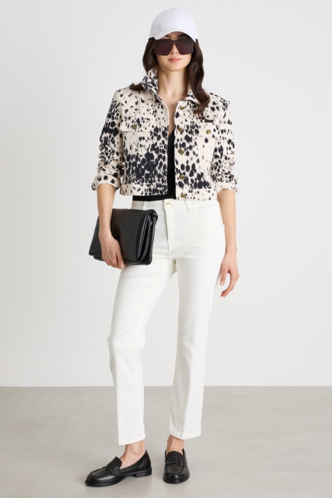 Cropped slim-fit trousers Intrend