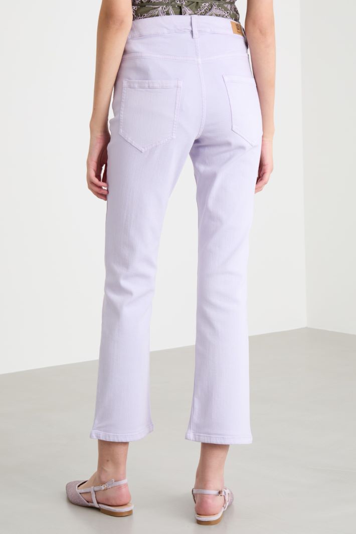 Cropped slim-fit trousers Intrend - 4