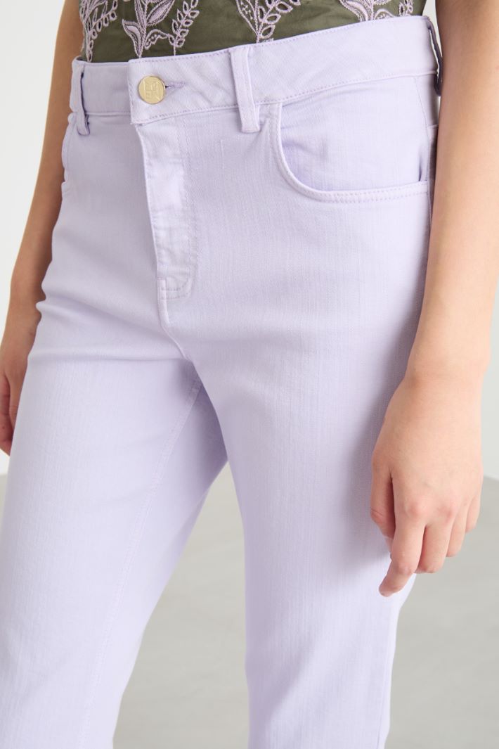 Cropped slim-fit trousers Intrend - 3
