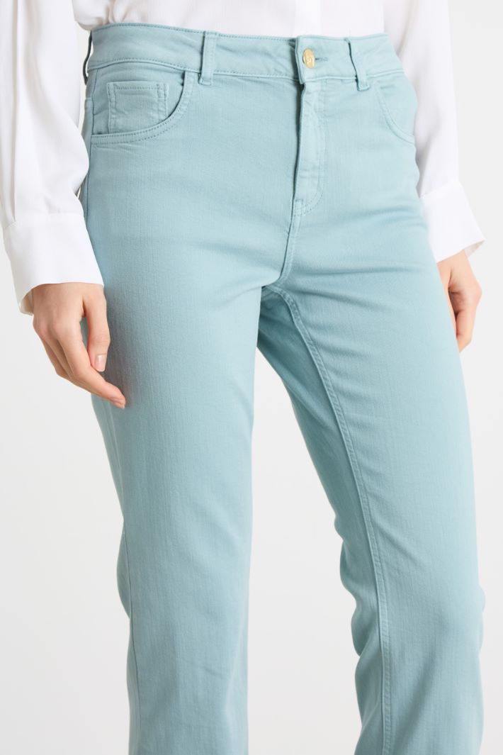 Cropped slim-fit trousers Intrend - 3