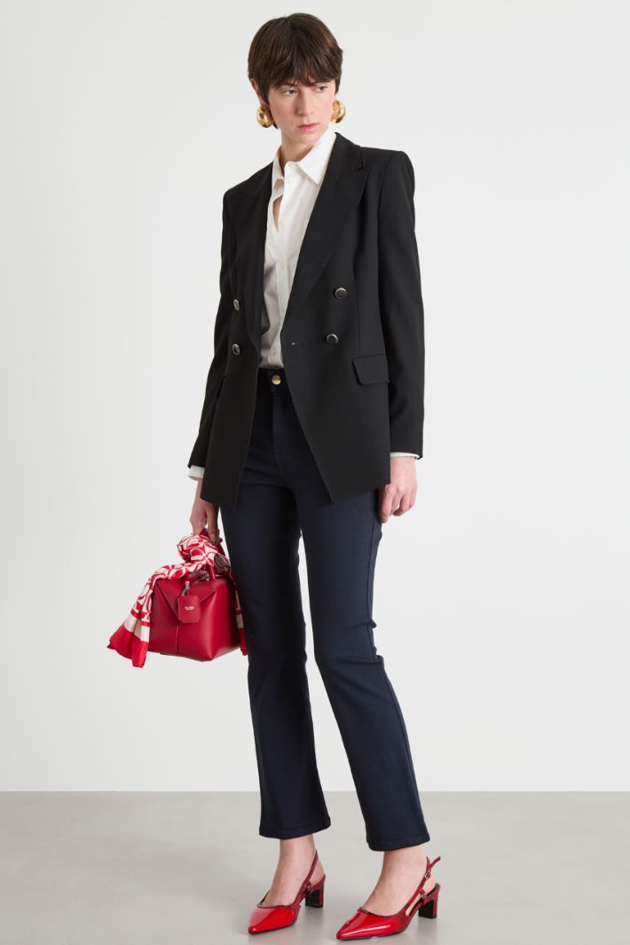 Cropped slim-fit trousers Intrend