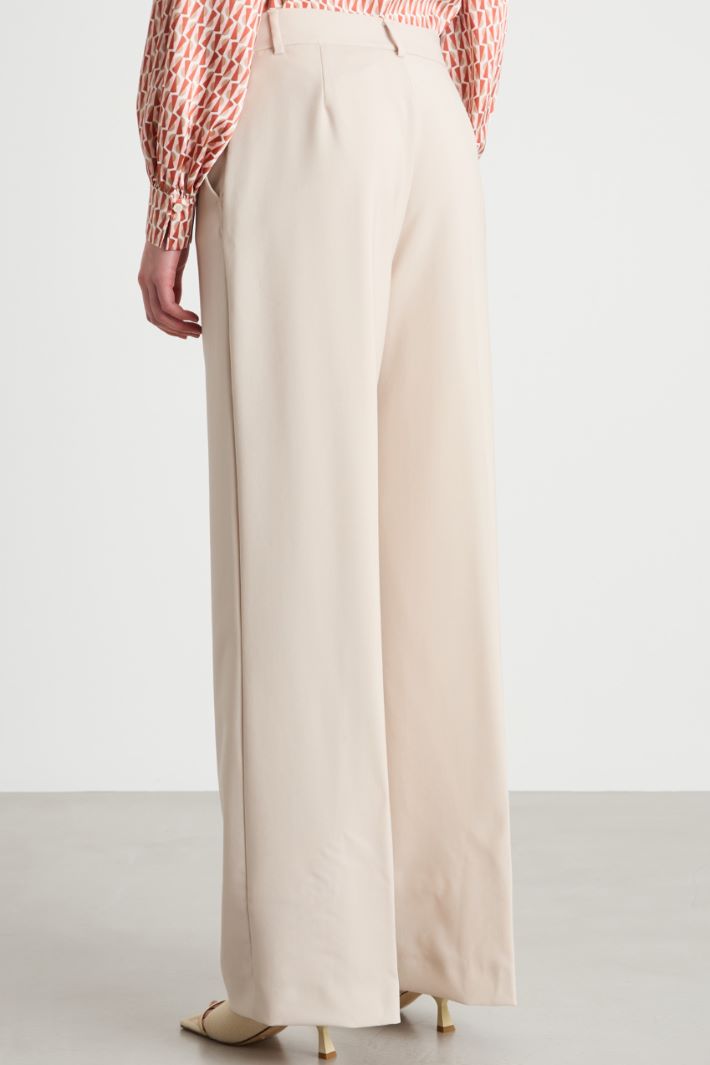 Stretch palazzo trousers Intrend - 4