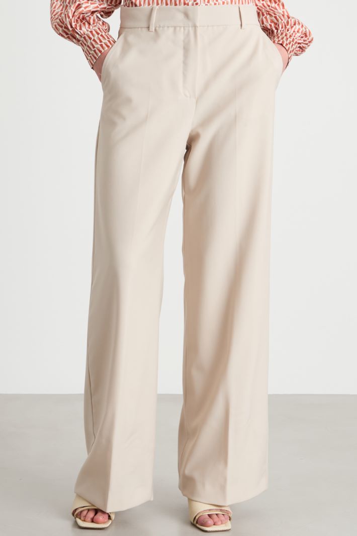 Stretch palazzo trousers Intrend - 2