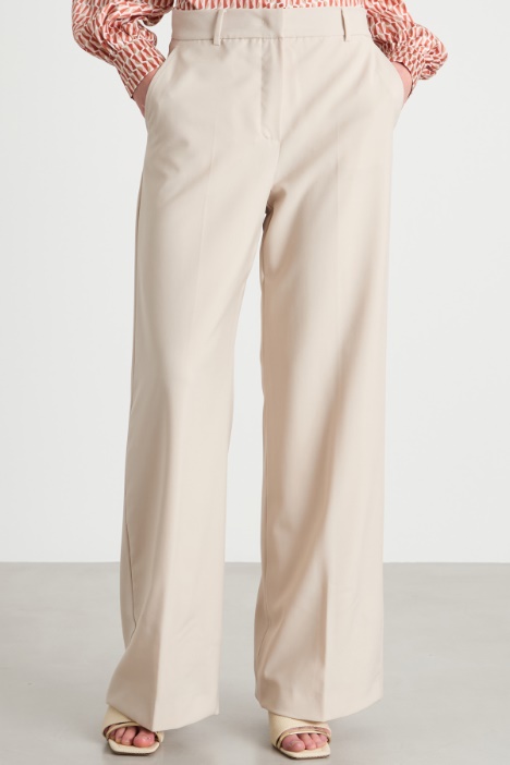 Pantalone palazzo stretch