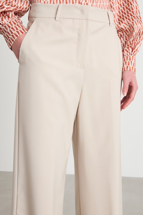 Pantalone palazzo stretch