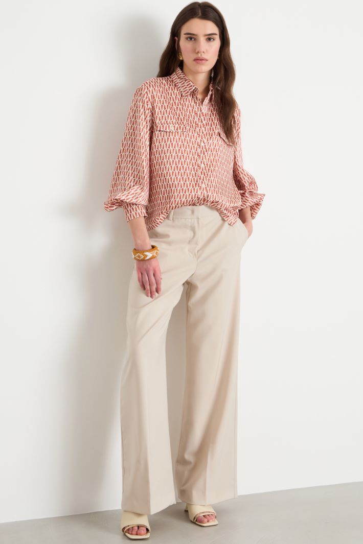 Stretch palazzo trousers Intrend