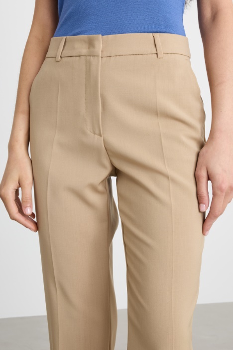 Morbido pantalone a sigaretta