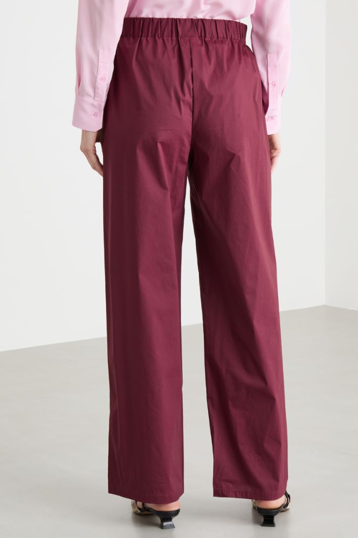 Drawstring wide-leg trousers Intrend - 4