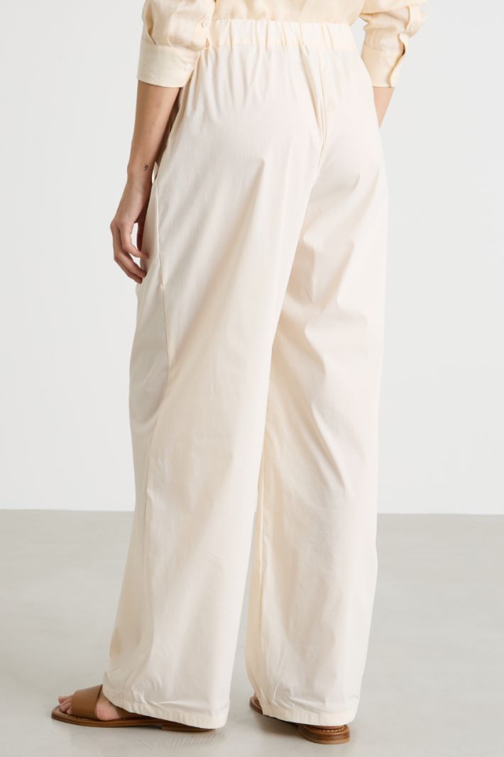 Drawstring wide-leg trousers Intrend - 4