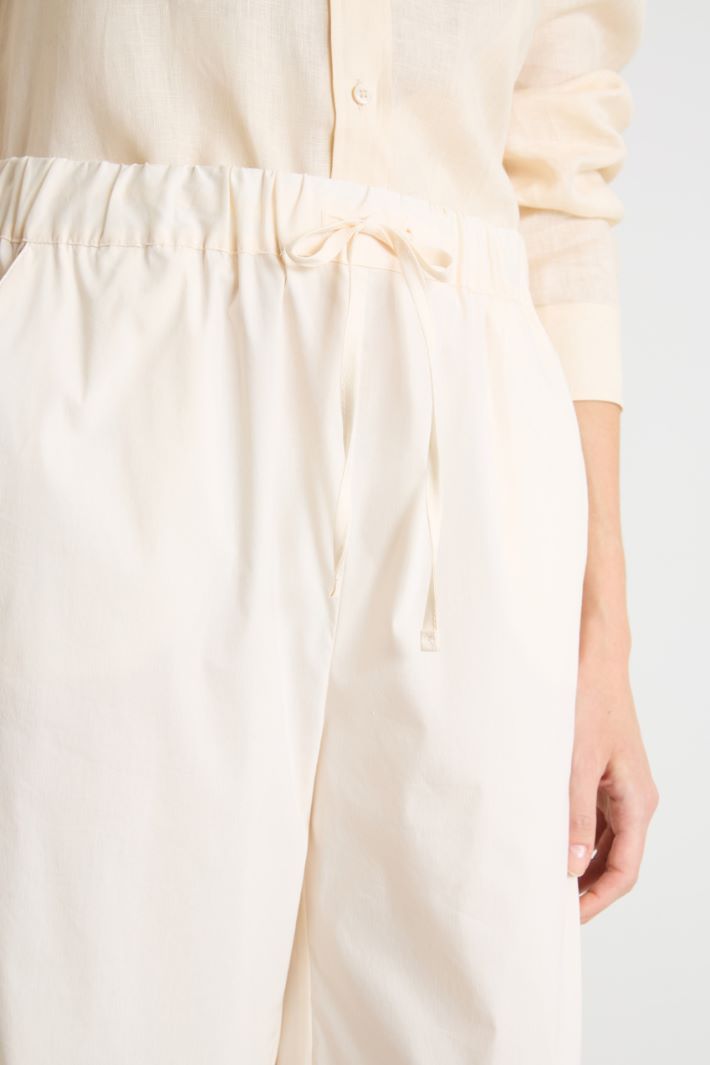 Drawstring wide-leg trousers Intrend - 3