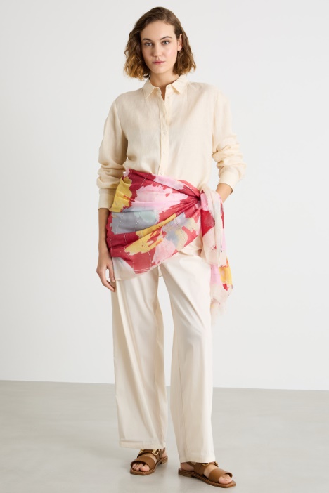 Drawstring wide-leg trousers Intrend