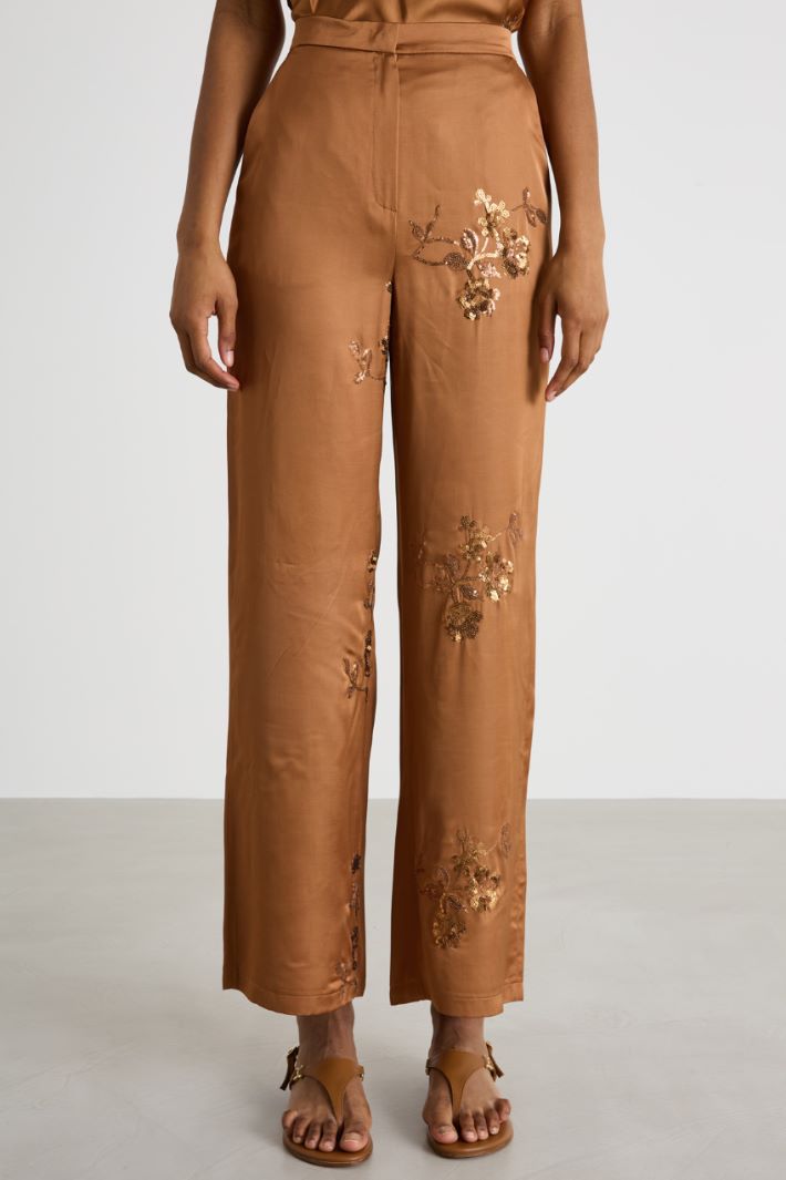 Embroidered trousers Intrend - 2