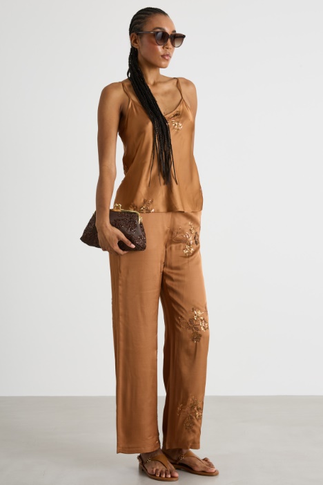 Embroidered trousers Intrend