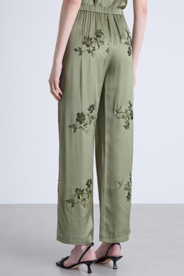 Embroidered trousers Intrend - 4