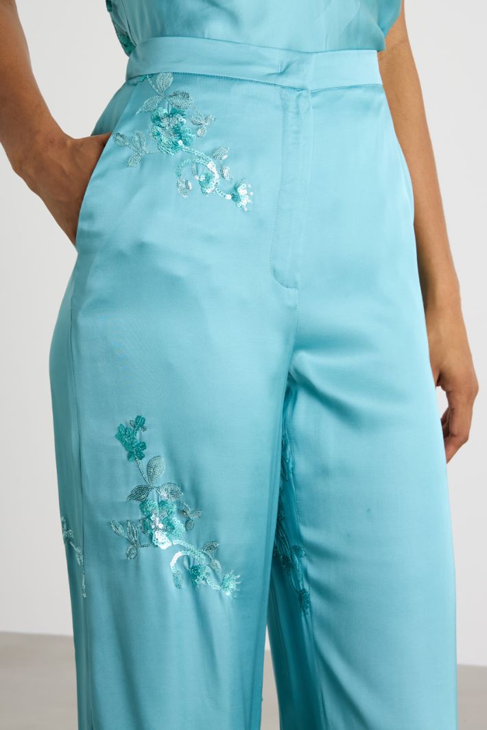 Embroidered trousers Intrend - 3