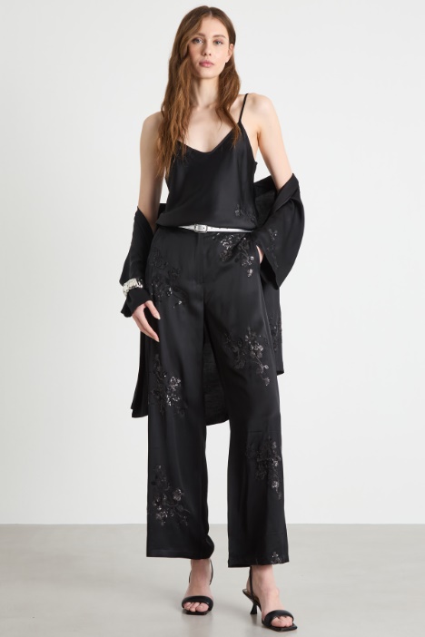 Embroidered trousers Intrend