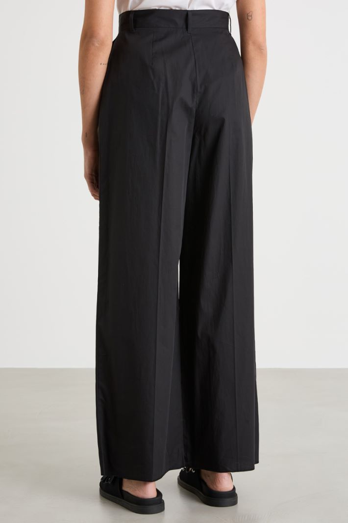 Pleated wide-leg trousers Intrend - 4