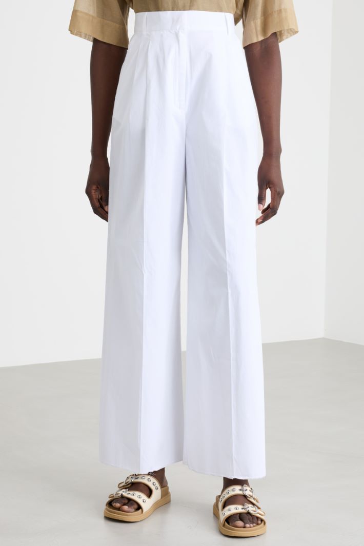 Pleated wide-leg trousers Intrend - 2