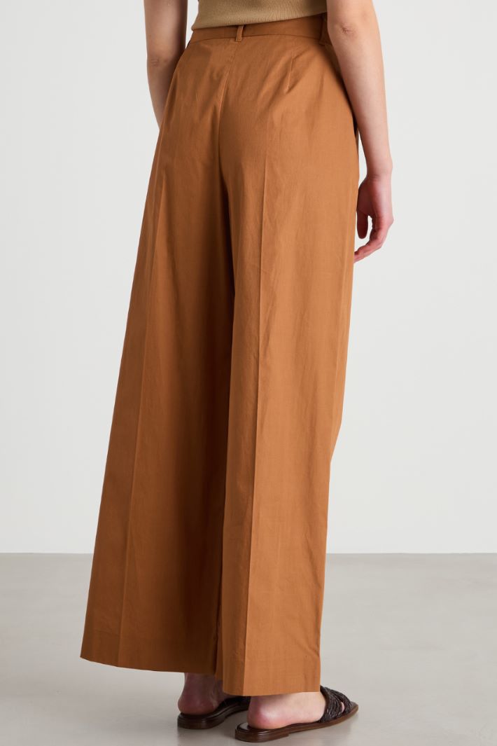 Pleated wide-leg trousers Intrend - 4