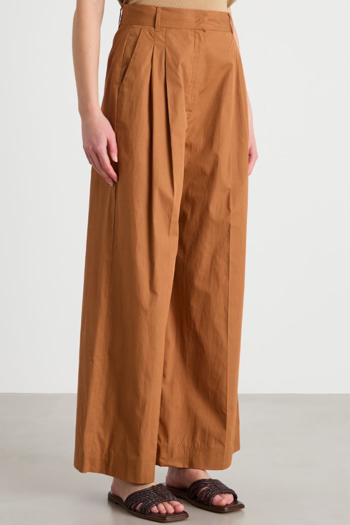 Pleated wide-leg trousers Intrend - 2
