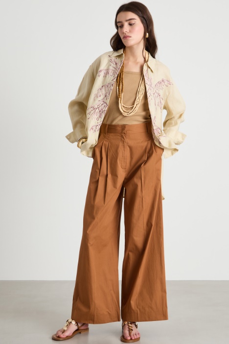 Pleated wide-leg trousers Intrend