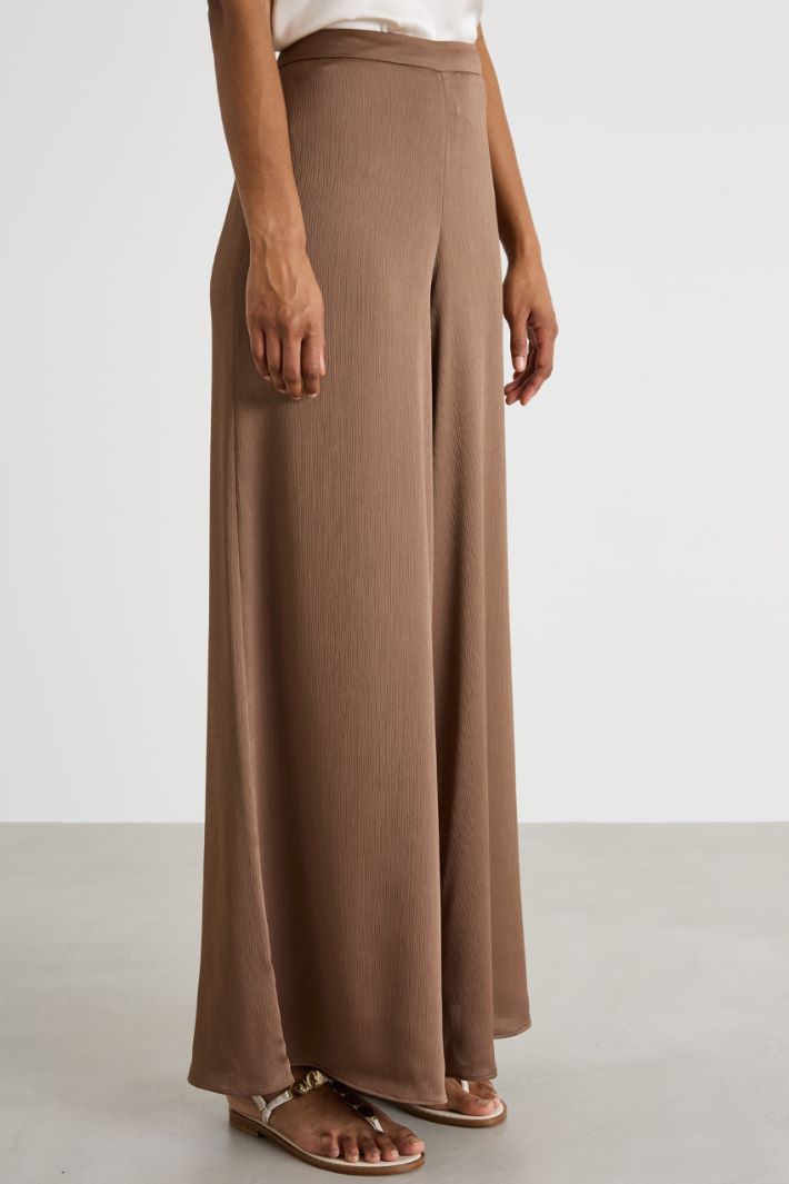 Crêpon palazzo trousers Intrend - 2