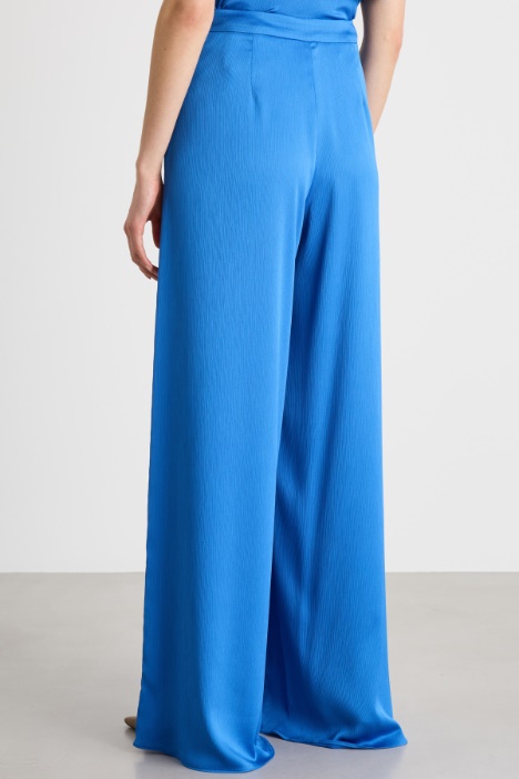Pantalone palazzo in creponne