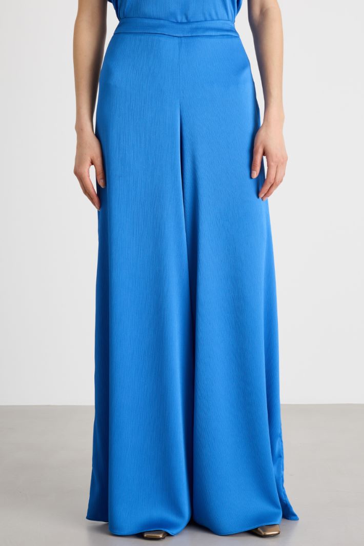 Pantalone palazzo in creponne Intrend - 2
