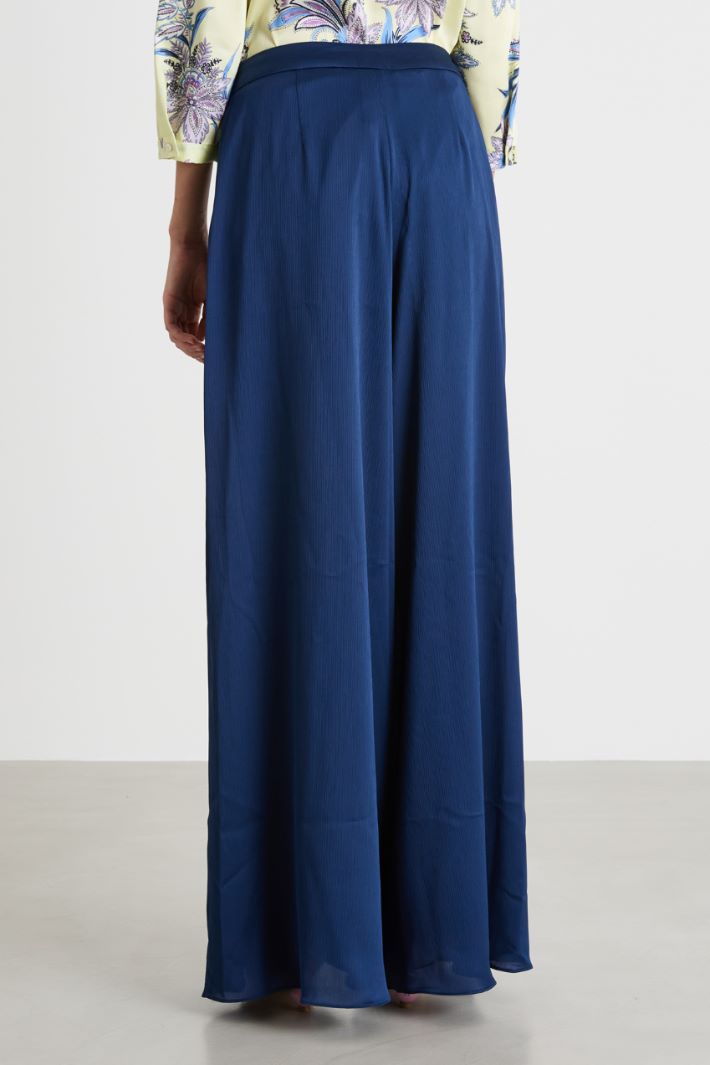 Crêpon palazzo trousers Intrend - 4