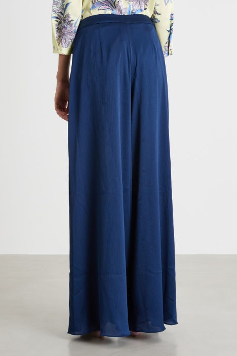 Pantalone palazzo in creponne