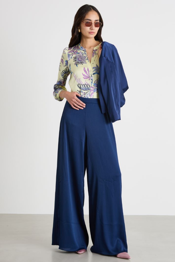 Crêpon palazzo trousers Intrend