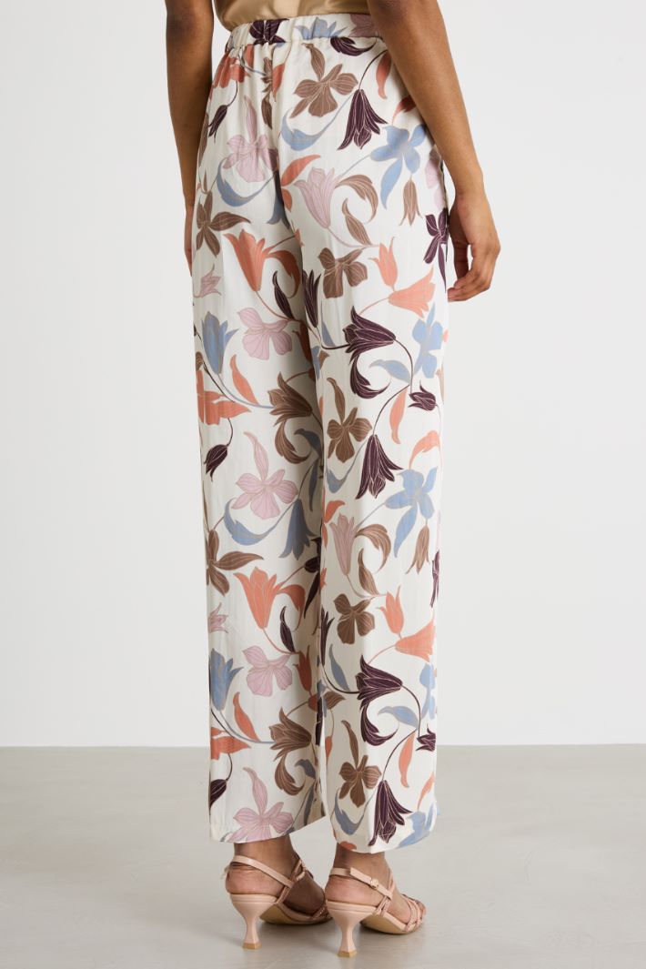 Straight-fit twill trousers Intrend - 4