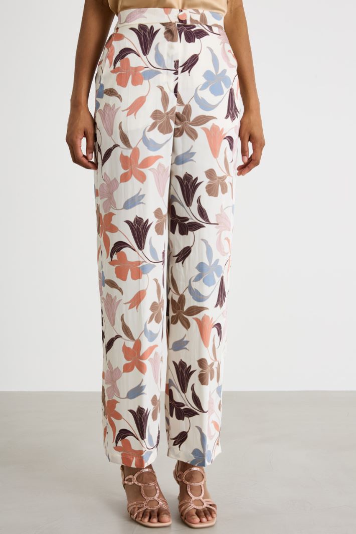 Straight-fit twill trousers Intrend - 2