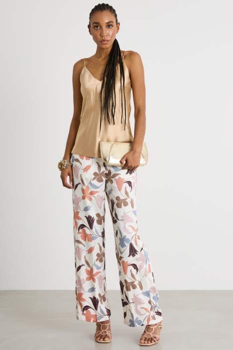 Straight-fit twill trousers Intrend