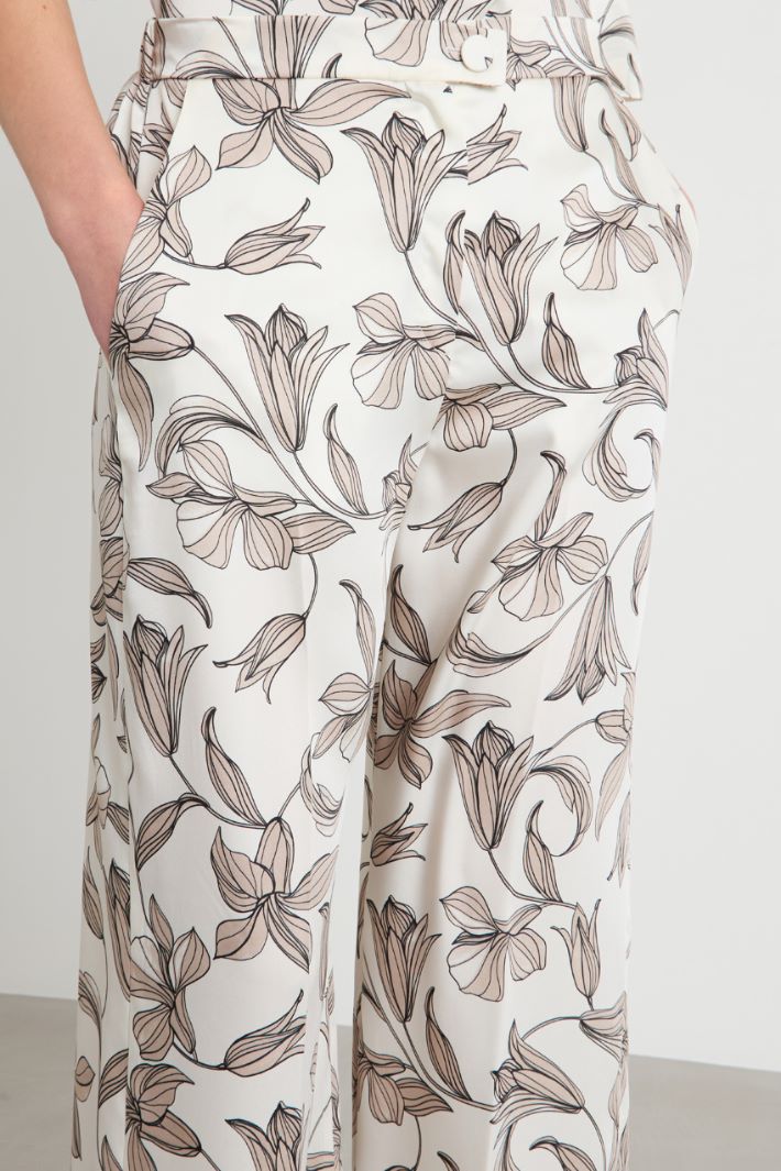 Straight-fit twill trousers Intrend - 3