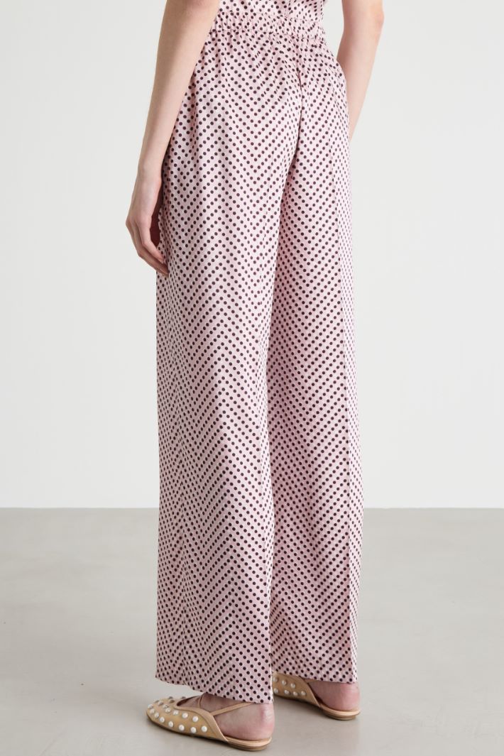 Straight-fit twill trousers Intrend - 4