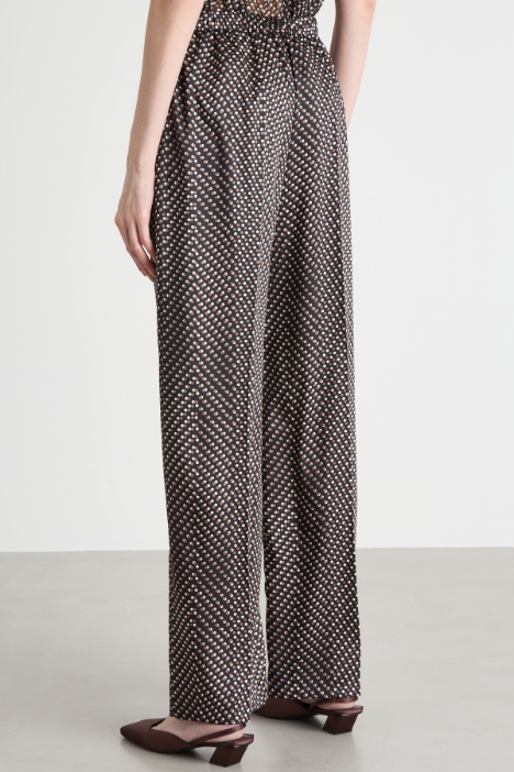 Pantalone dritto in twill