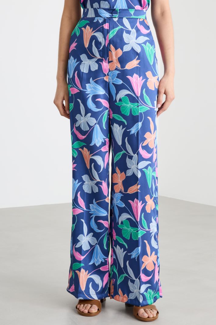 Pantalone dritto in twill Intrend - 2